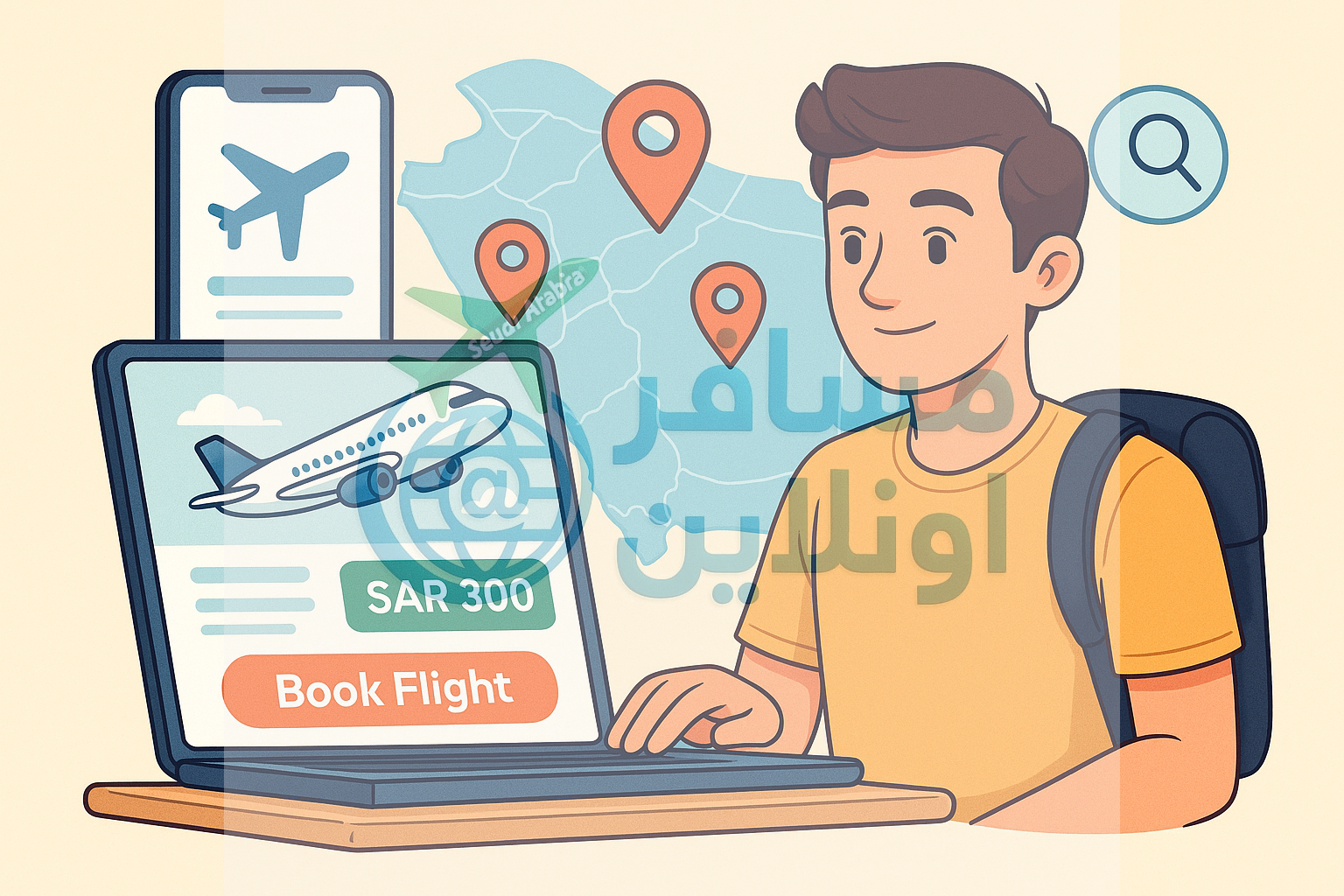 افضل شركات الطيران الداخلي في السعودية 2025 | دليل السفر الذكي 