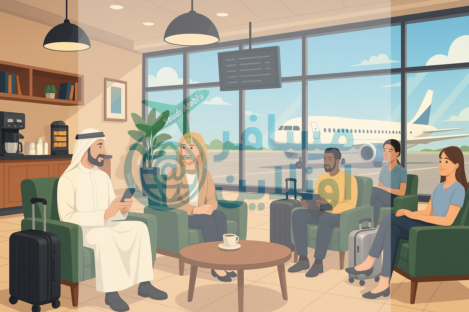 أفضل صالات الانتظار في مطار جدة