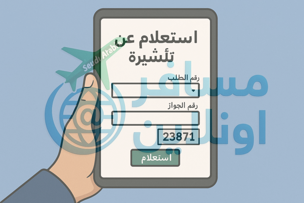 خطوات الاستعلام عن التأشيرة برقم الجواز أو رقم الإقامة